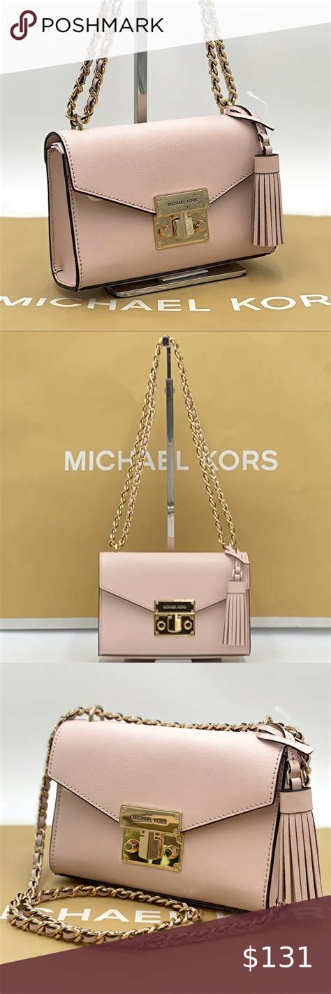 michael kors rose small leather xbody|michael kors leather crossbody bag.